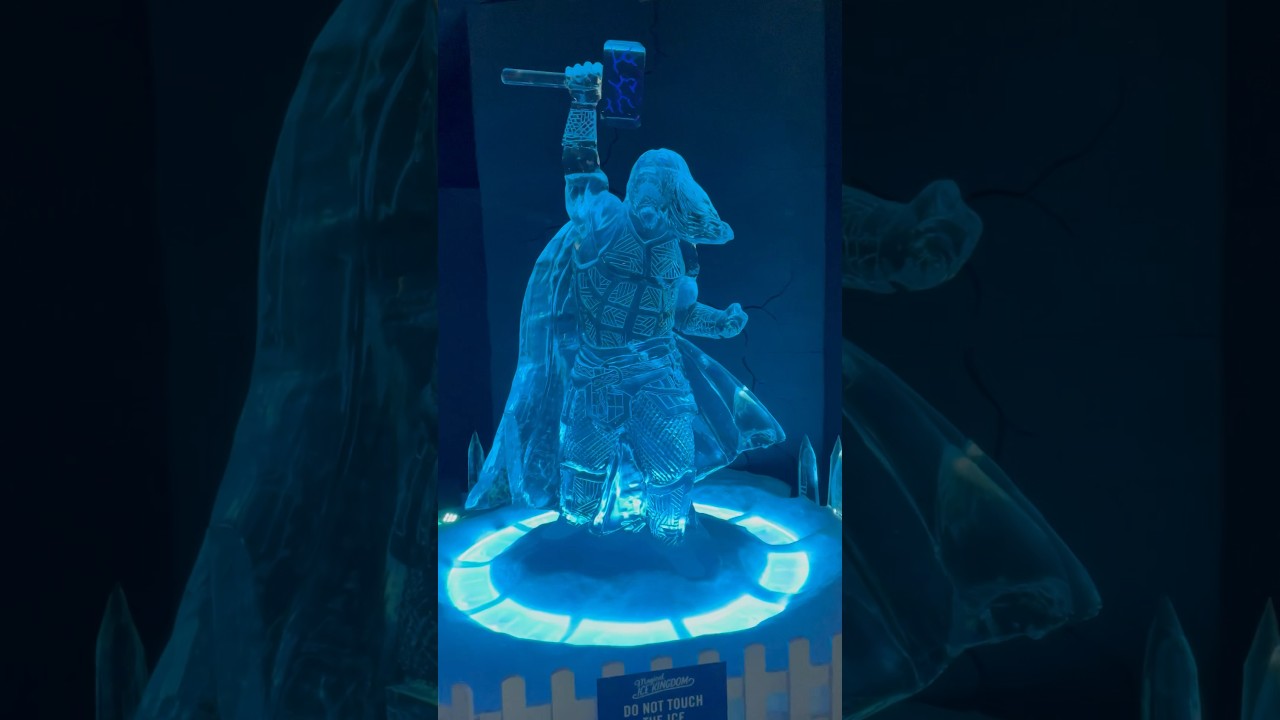 The magical ice kingdom winter wonderland Hyde Park London 