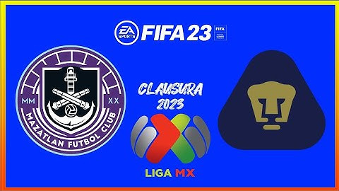 Mazatlán vs Pumas UNAM (Liga BBVA MX) Fifa 22/23 Gameplay Highlights (No Commentary)