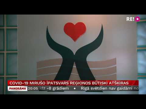 Covid-19 mirušo īpatsvars reģionos būtiski atšķiras