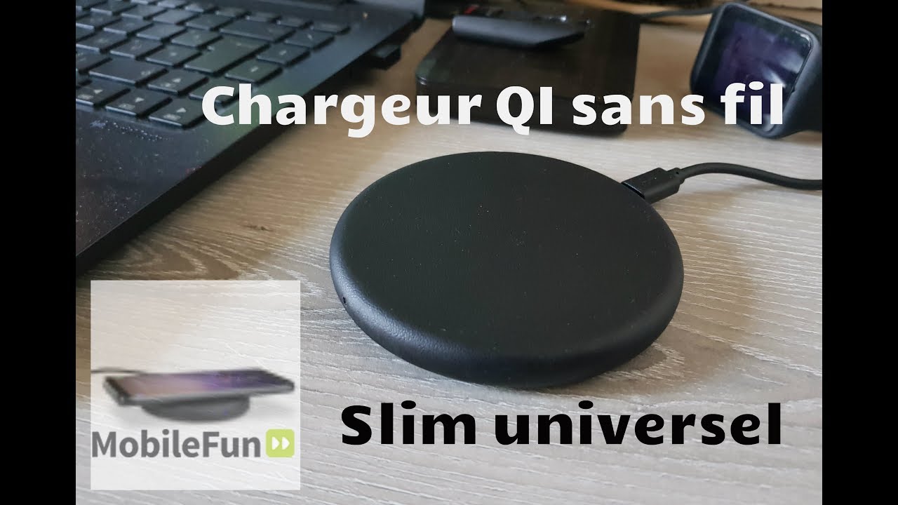 Présentation Chargeur QI sans fil slim universel - YouTube