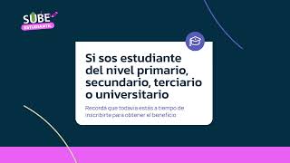 ¡No te quedes sin tu SUBE estudiantil! 🚌✨