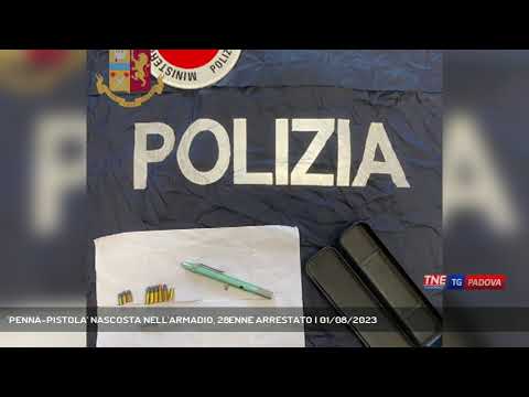 'PENNA-PISTOLA' NASCOSTA NELL'ARMADIO, 28ENNE ARRESTATO | 01/08/2023