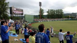 横浜DeNAベイスターズ試合前1-9 20160517 荘内銀行・日新製薬スタジアムやまがた