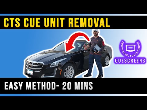 2014-2019 Cadillac CTS CUE Removal DIY Screen Replacement *Easy Method 20 Mins*