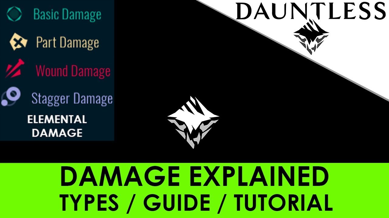 Dauntless Weakness Chart