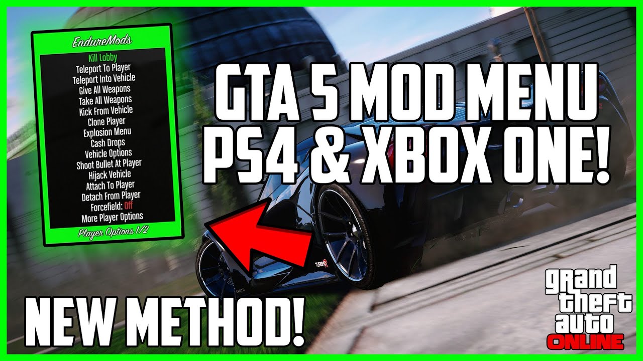 brud Løb camouflage GTA 5: How To Install Mod Menu On Xbox One & PS4! (No Jailbreak!) | NEW  2020! - YouTube