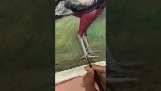 Pintura de gallo #gallofino #painting