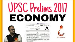 ECONOMY | UPSC PRELIMS |  2017  | MCQ Analysis | Dr.Sushil Bari