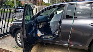 TOYOTA SUNROOF LEAKING - HOW TO FIX (2010 KLUGER/HIGHLANDER)