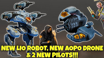 New LIO Robot & New AOPO Drone!? - War Robots 11.0 Test Server