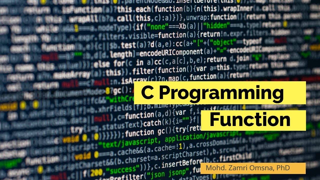 Introduction to Modular Programming in C (no audio) - YouTube