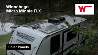 Winnebago Micro Minnie FLX (Flex) Solar Panels