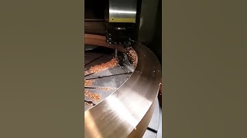 Boring Operation Perform By CNC Lathe Machine Big Size Workpiece 😯😲