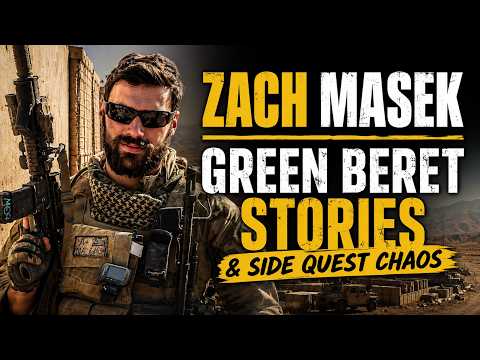 Green Beret Stories & Side Quest Chaos! 🪖🏴‍☠️🇺🇸 • Zach Masek • Ep. 65