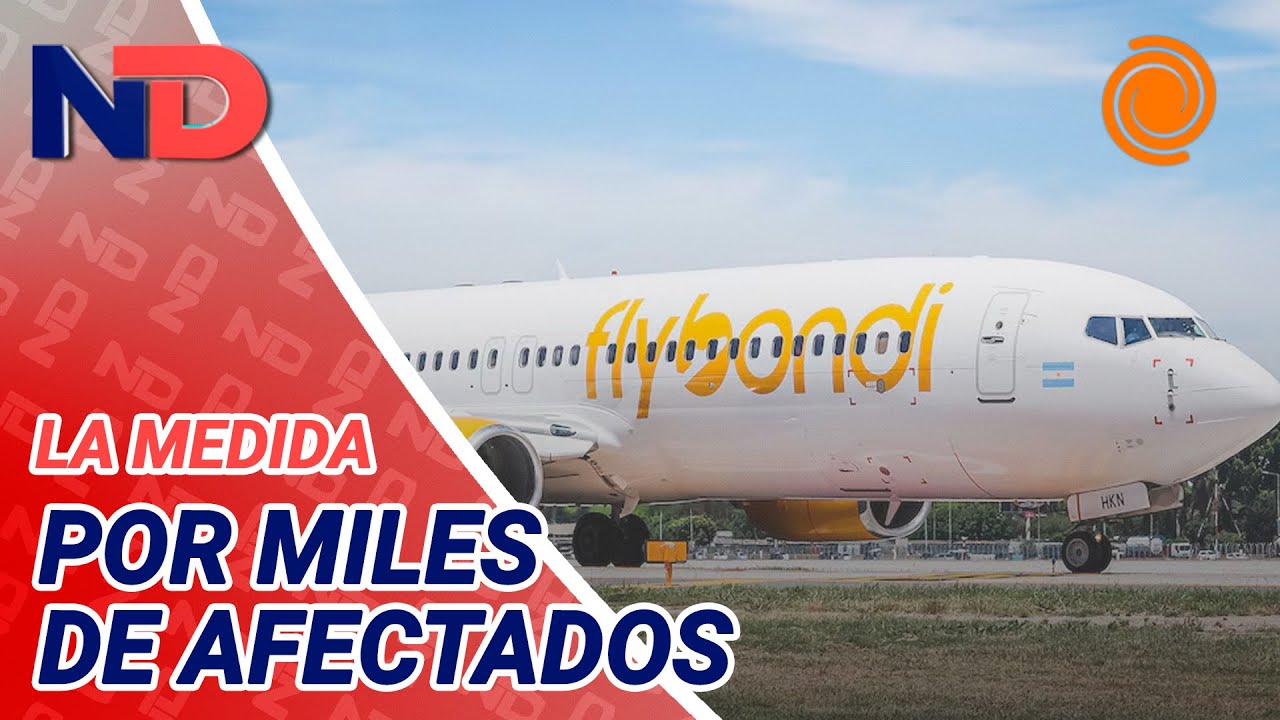 El Gobierno SANCIONÓ a Flybondi por la acumulación se vuelos cancelados