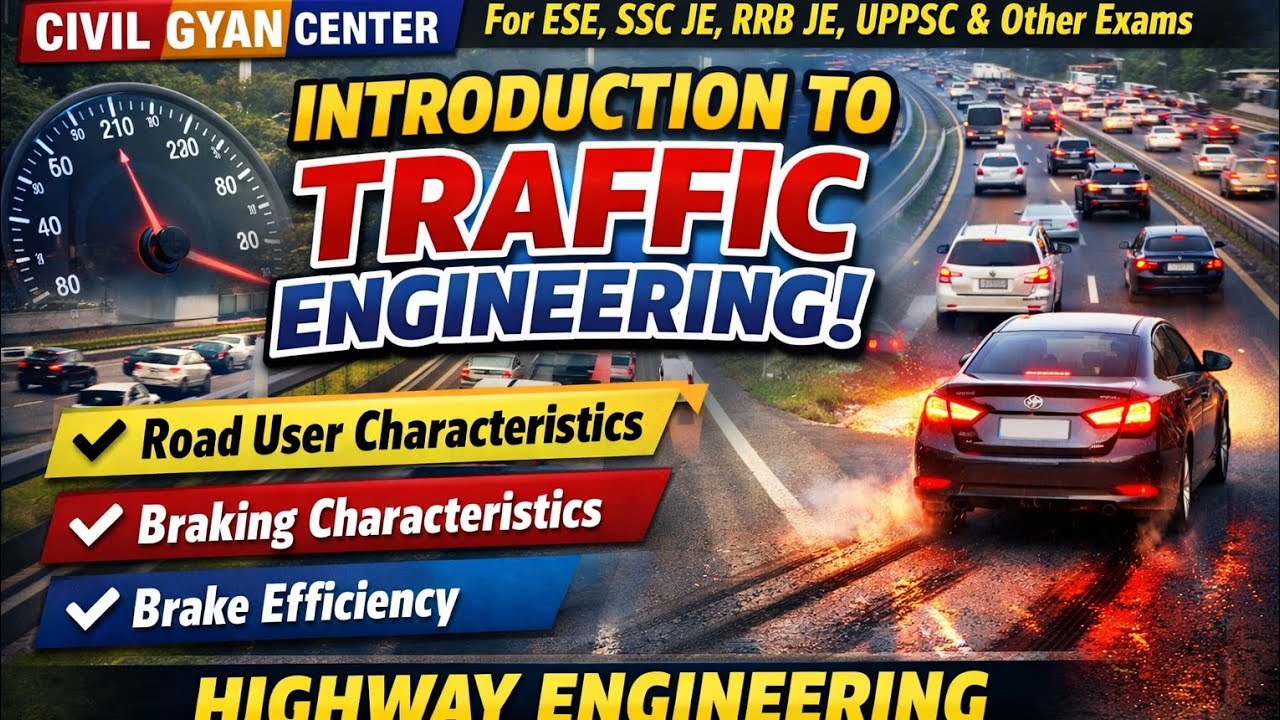 Introduction to Traffic Engineering || Traffic Characteristics || Break Efficiency and Human Vision