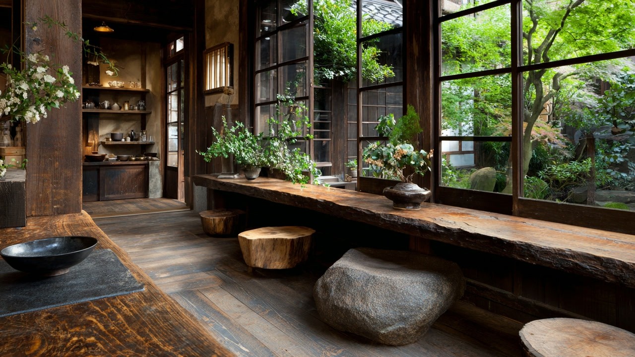 Modern Traditional Japanese House With Wabi Sabi Interiors That Feel Timeless