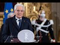 Dichiarazioni alla stampa del Presidente Mattarella