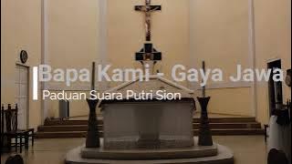 Bapa Kami - Gaya Jawa