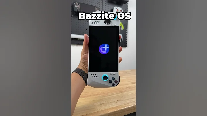 Bazzite OS on Asus Rog Ally Z1  runs great #shorts #asusrogally #handheldgaming