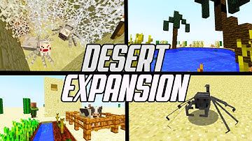 Minecraft: Desert Expansion Mod Showcase (Mobs, Items & Structures!)