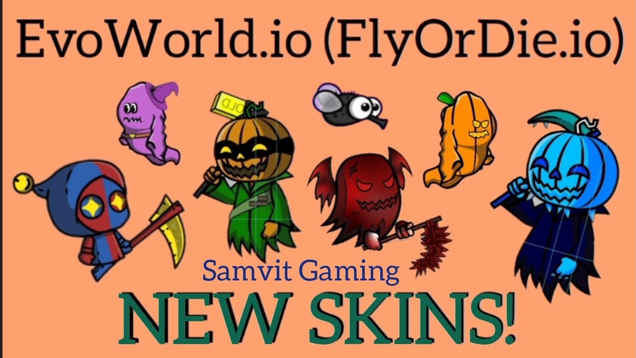 EvoWorld.io (FlyOrDie.io) NEW UPDATED WEBSITE DESIGN AND MY SKINS SHOWCASE  👉 40% EXP BONUS CODE 