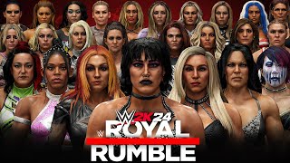 WWE 2K24 - 30 Women's Royal Rumble Match! (PS5)