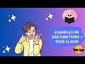 7- SQL OVER Clause Examples – Aggregate Functions in Action! In Arabic