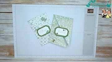 Split Fold Card tutorial by Stampin