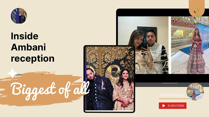 I went to the Ambani reception +  Inside of Anant Ambani & Radhika wedding celebration || monikaa