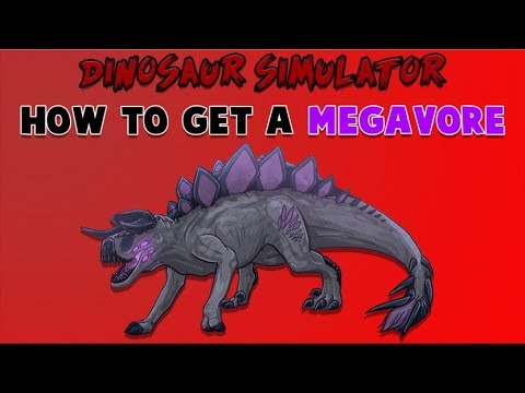 Roblox Dinosaur Simulator How To Get A Megavore Youtube