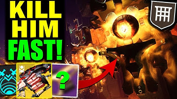 How to ONE PHASE KILL Zoetic Lockset (Sundered Doctrine Boss Farm!) | Destiny 2