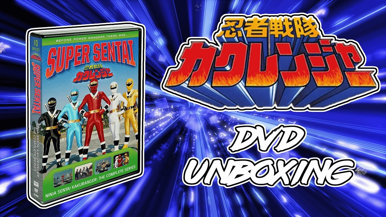 Ninja Sentai Kakuranger DVD Unboxing - YouTube