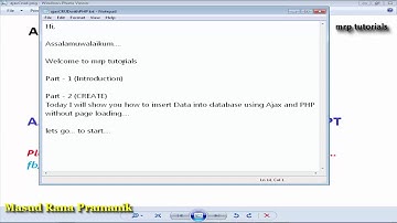 CRUS System in Ajax and php with pure javascript -  Create