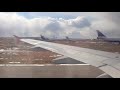 Austrian Airlines landing in Moscow Domodedovo
