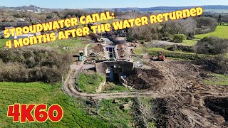 Stroudwater Canal: 4 Months After the Water Returned | Then vs Now drone comparison