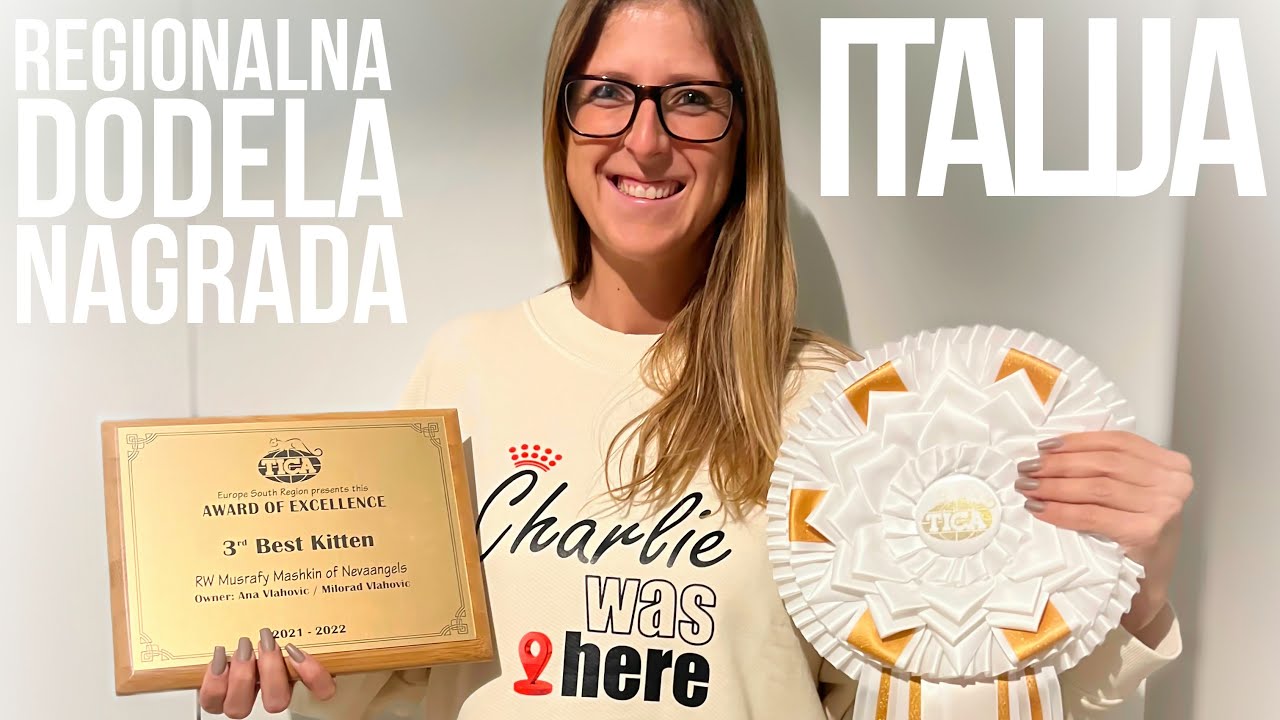 Čarlijeve nagrade, gala večera i međunarodna izložba mačaka u Cremoni, Italija