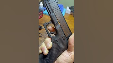 Standard Co trigger shoe installed on a Glock Performance Trigger