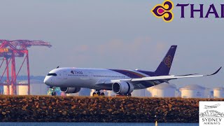 Thai Airways TG471 Bangkok-Sydney (BKK-SYD) HS-THP, A350-900
