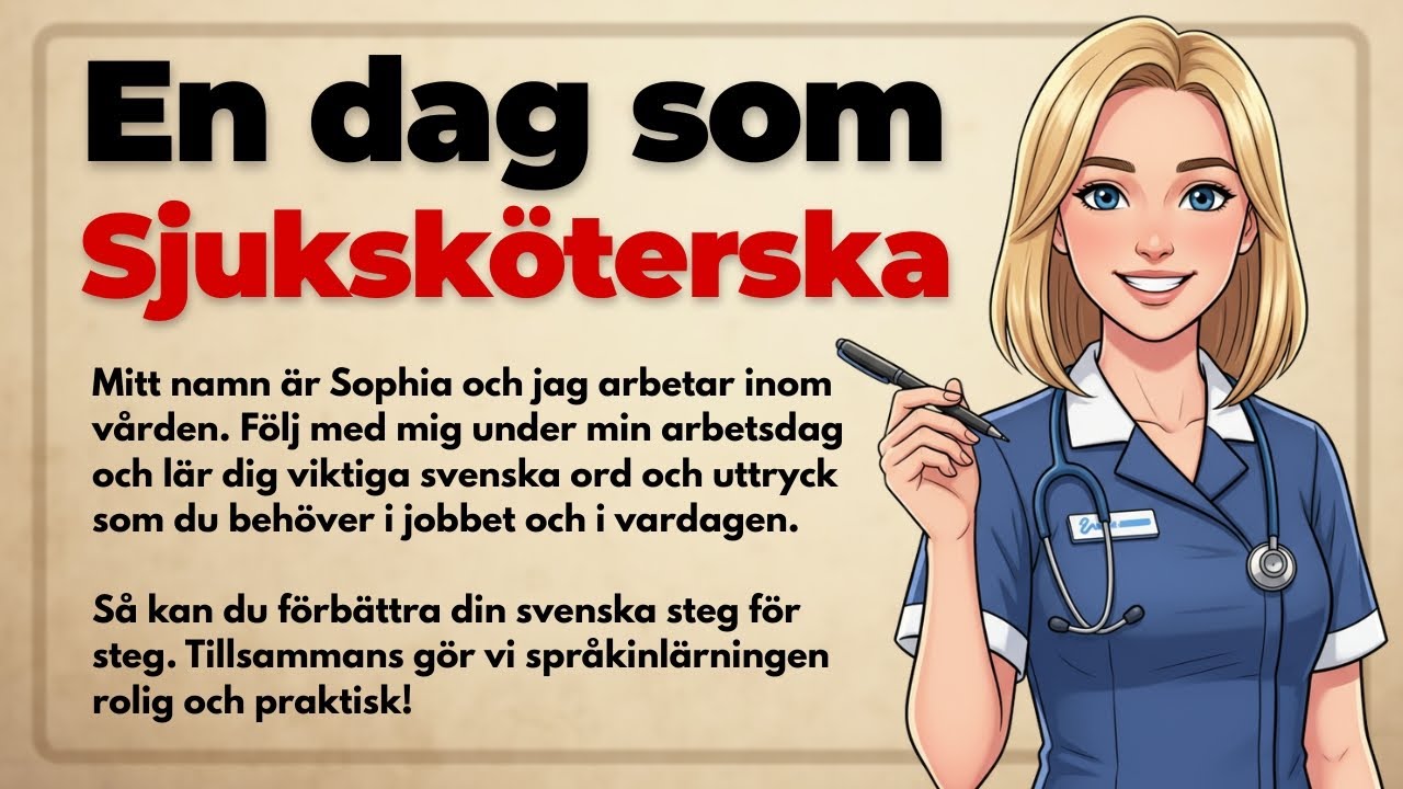 Min vardag på svenska 🇸🇪 | Lär dig svenska med berättelser (A1–A2)