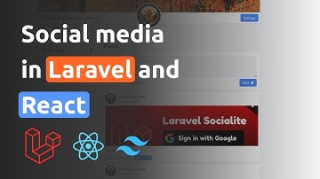 Social media in Laravel & React [FULL SERIES]