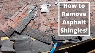 How to Remove an Old Asphalt Shingle Roof and Replace Rotten Roof Decking