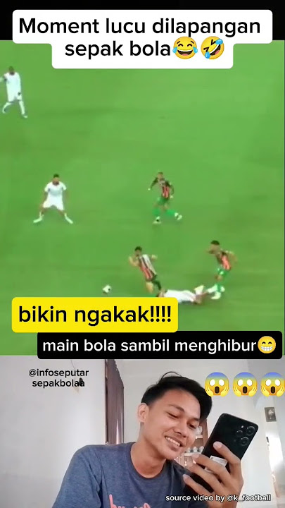 moment lucu dilapangan sepak bola😂🤣#videoviral #sepakbola #ngakakkocak #videolucu #infobola #fypage