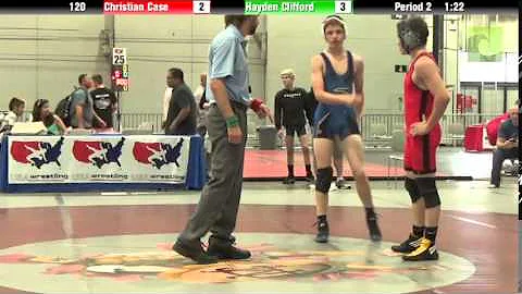 Cadet - BOY 120 - Christian Case vs. Hayden Clifford