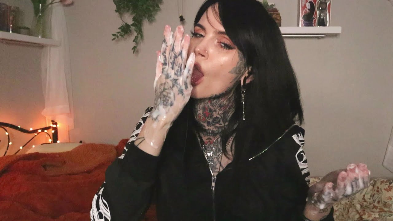 Slime Spit Painting ASMR NO TALKING Messy