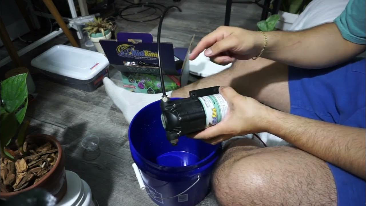 MISTKING SETUP easy step by step vivarium YouTube
