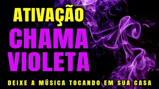 💜DESTRAVA TUDO ! TRANSMUTAÇÃO E ATIVAÇÃO DA CHAMA VIOLETA | 7º Raio Solar | Mestre Saint Germain