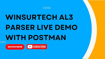 WinsurTech AL3 Parser Live Demo with Postman