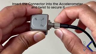 The correct way to connect a Triaxial Accelerometer