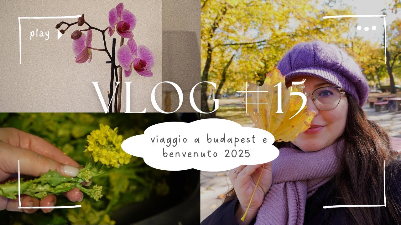 #15 Viaggio a Budapest e benvenuto 2025 - Weekly Vlog by Ile's Cafè #silentvlog #budapest #food